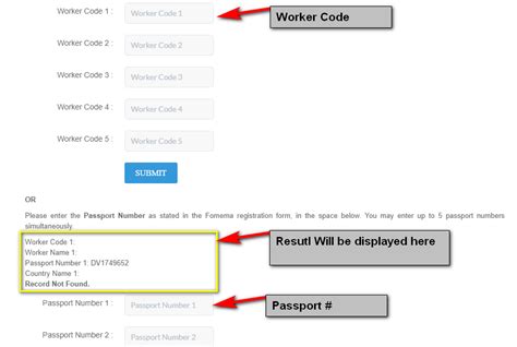 How to check your Foreign Worker's .
